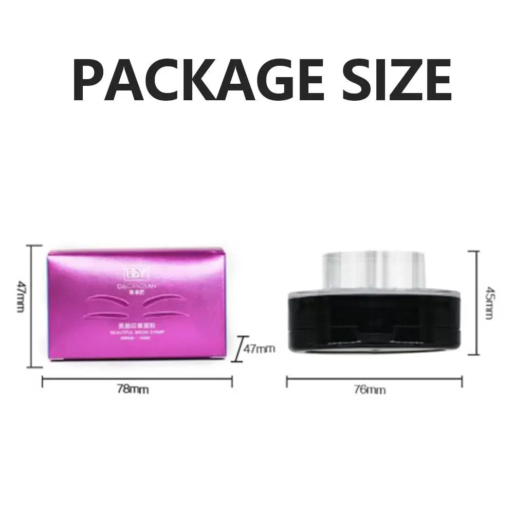 Coloring Perfect Shape Eye Brow Tint Makeup Tool Brow Stamps Eyebrow Powder Stamp Eyebrow Seal Stamp Eyebrow Powder Palette