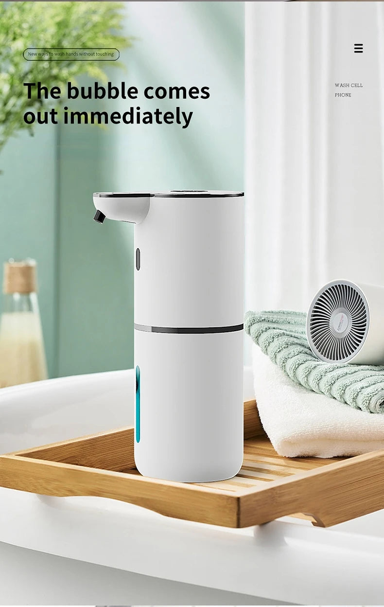 380ML P18 Digital Display 6-Levels Adjustable Foam/Liquid Control Waterproof Automatic Sense Soap Dispenser For Kitchen Bathroom