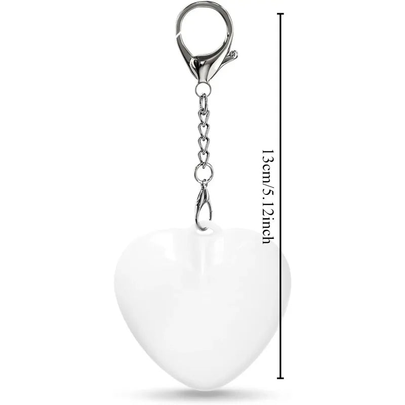 LED Handbag Light Bag Lamp Heart Round Shaped Touch Sensor Purse Light with Keychain Gifts for Women, Mother, Friends