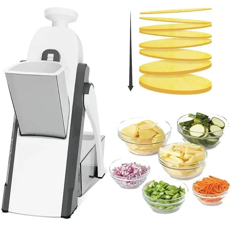 5 in 1 Multifunctional Vegetable Cutter Household Kitchen Radish Grater Slicer Shredded Garlic Cutter Kitchen Tools Accessories