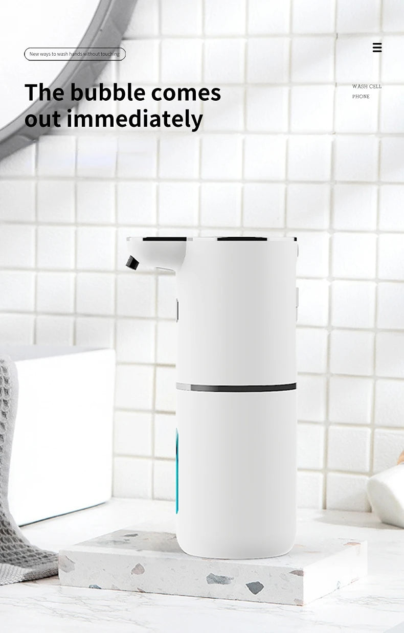 380ML P18 Digital Display 6-Levels Adjustable Foam/Liquid Control Waterproof Automatic Sense Soap Dispenser For Kitchen Bathroom