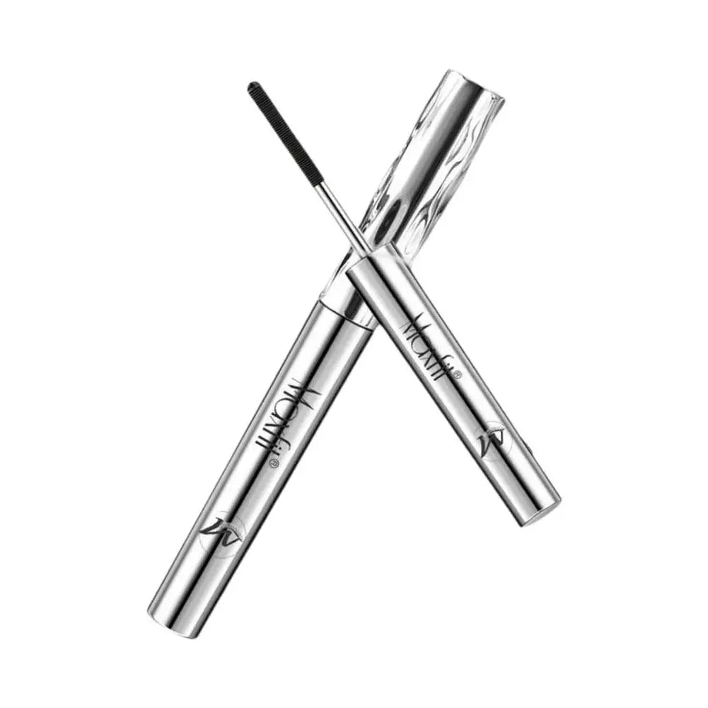 Metal Iron Lashes Mascara Waterproof Silk Fiber Mascara Black Long Curling Eyelash Extensions Non-clumping Eyes Makeup Cosmetics