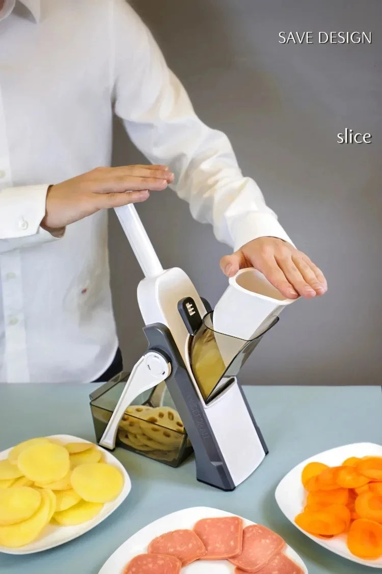 5 in 1 Multifunctional Vegetable Cutter Household Kitchen Radish Grater Slicer Shredded Garlic Cutter Kitchen Tools Accessories