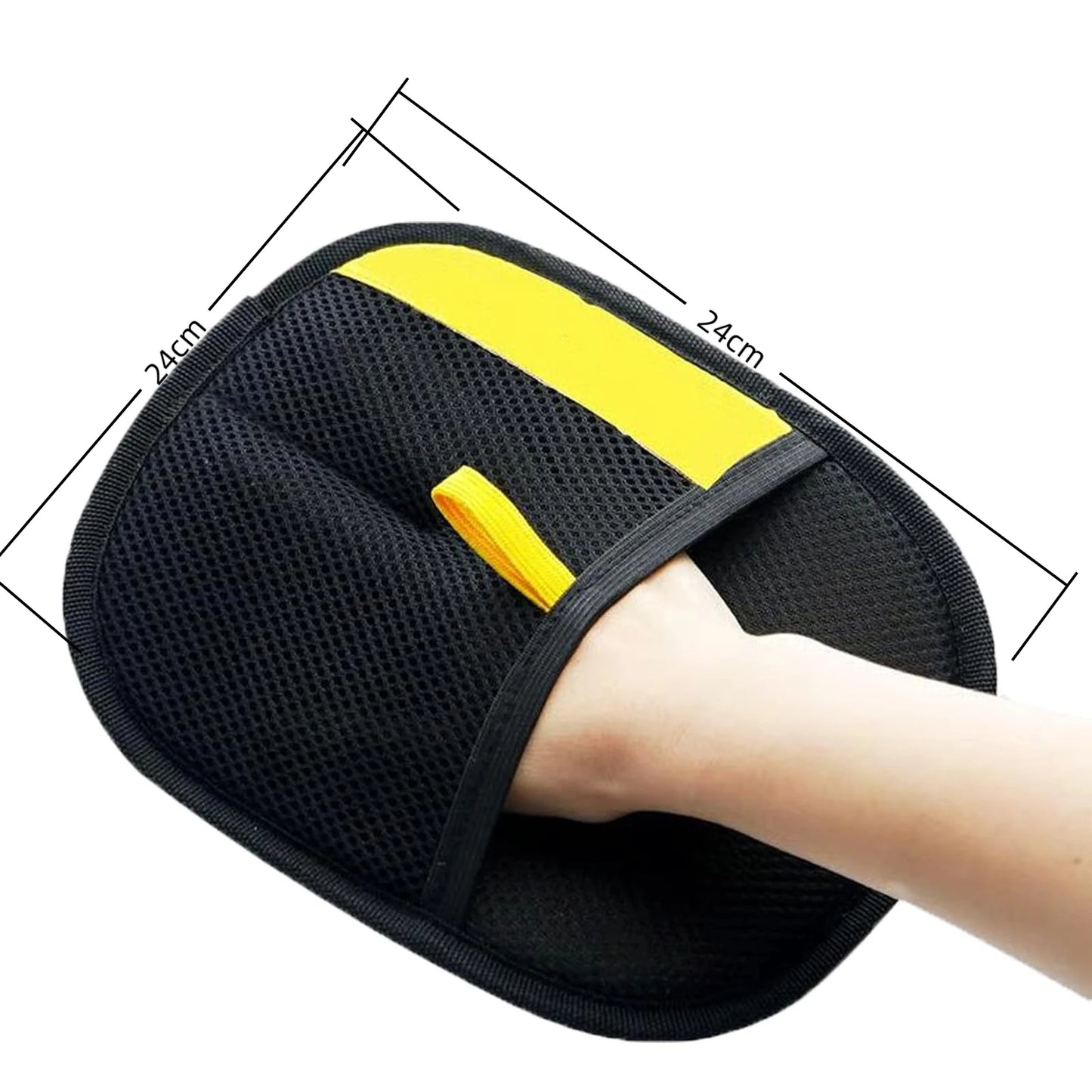 Upgrated Pet Hair Remover Glove Double-Sided Fur Gloves Cat Dog Fur Magnet Gloves For Washing Deshedding Cleaning Carpets Sofas