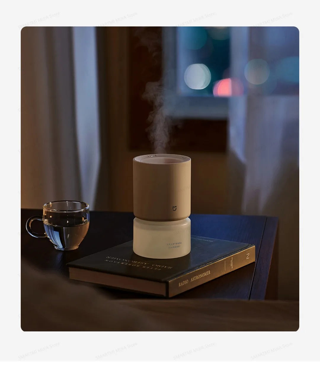 MIJIA Smart Scent Diffuser Set, Increases intensity when a person is detected, 3 concentration levels, 16 million colours