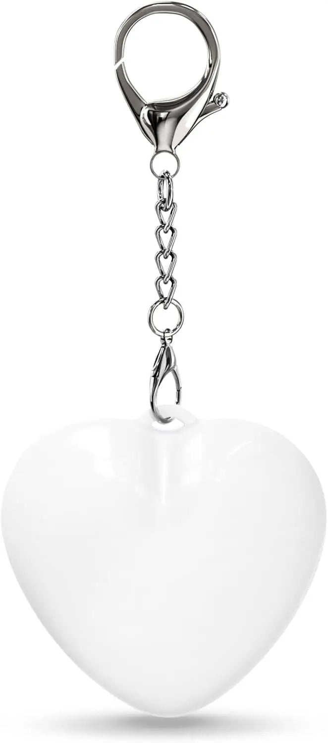 LED Handbag Light Bag Lamp Heart Round Shaped Touch Sensor Purse Light with Keychain Gifts for Women, Mother, Friends